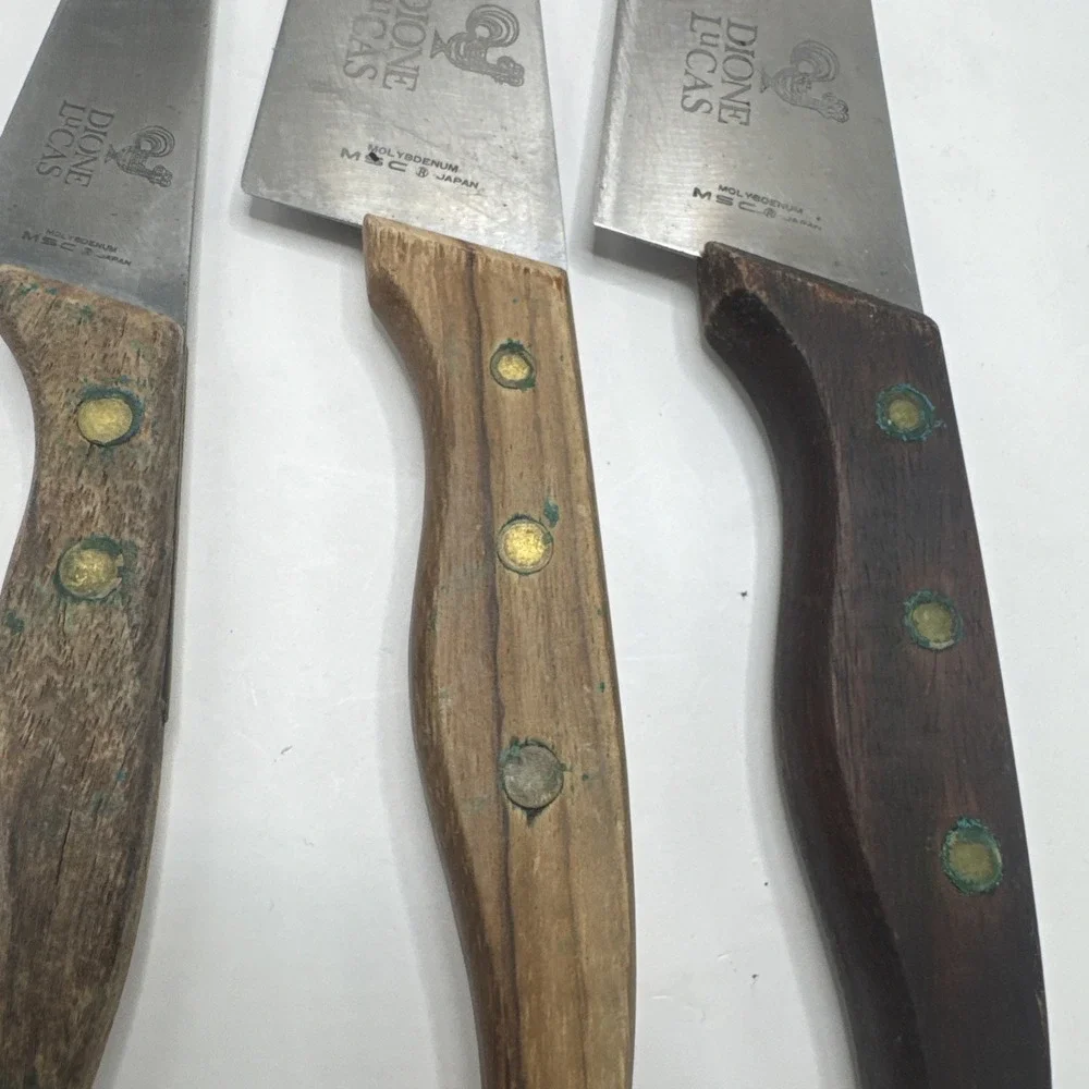 Lot Of Three (3) Dione Lucas MSC Japan Molybdenum Knives - 9